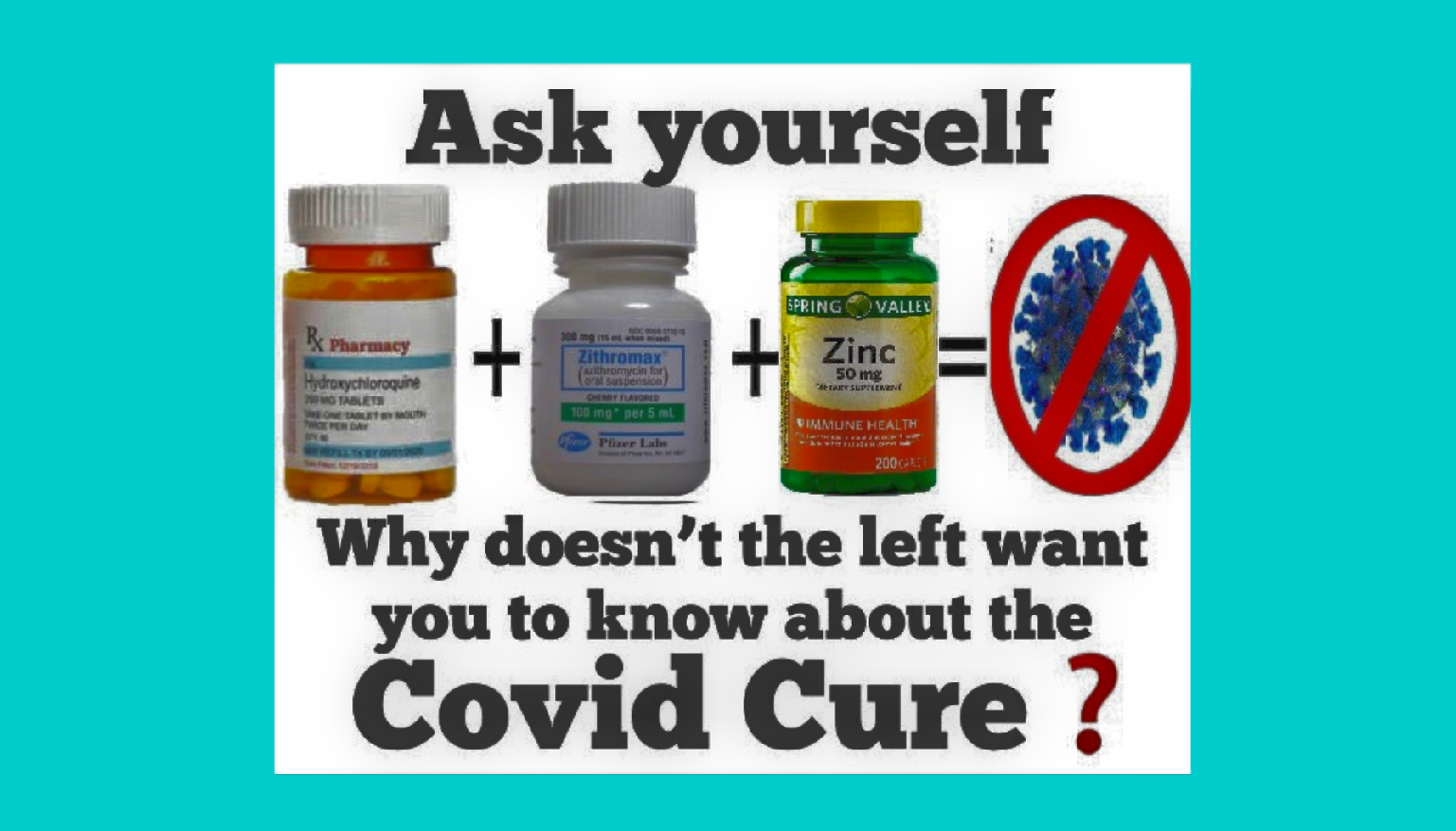 Hydroxychloroquine Cures Everything HCQ COVID Cure Q Plus News