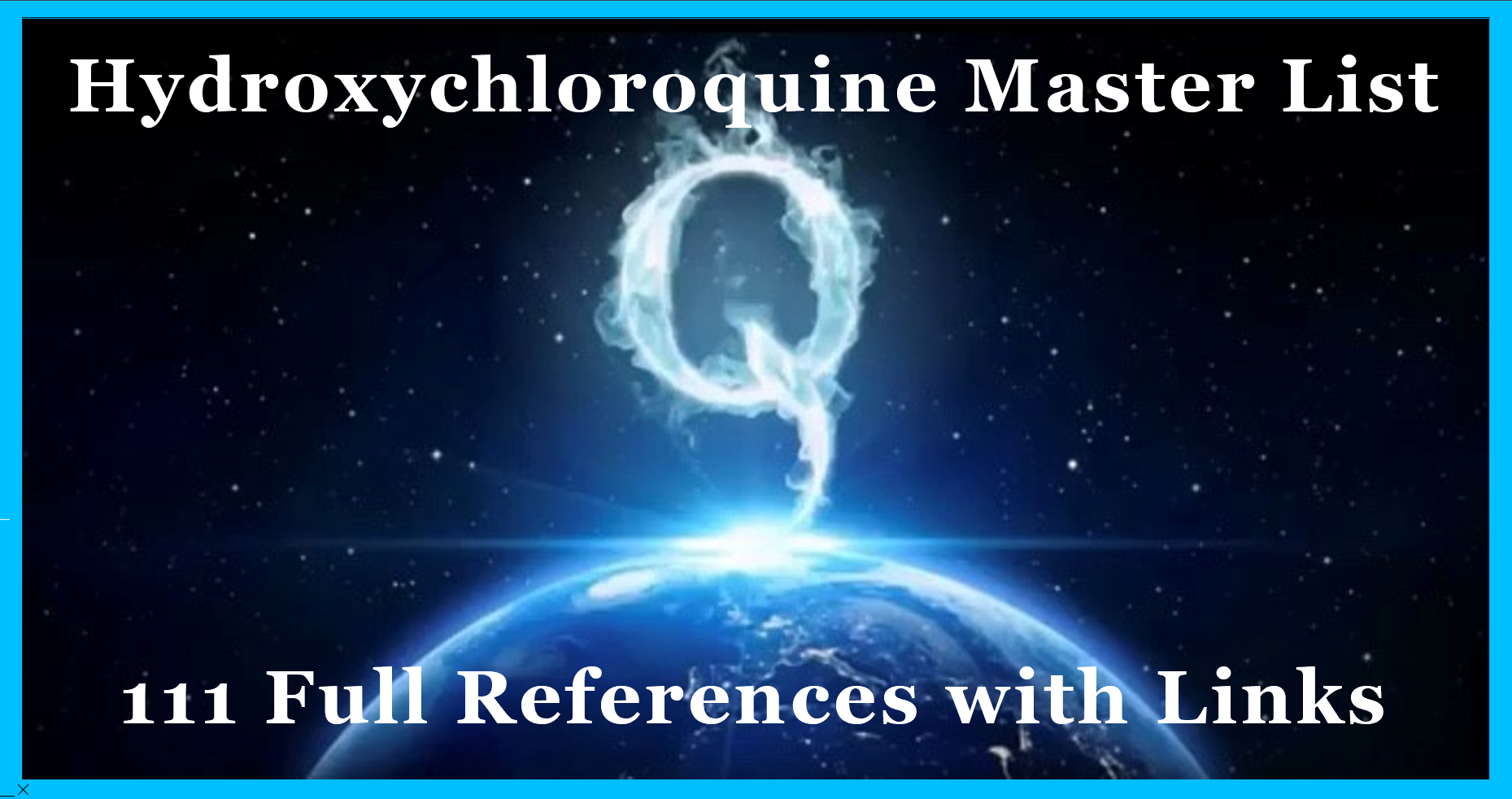 Hydroxychloroquine Master List Q Sent Us
